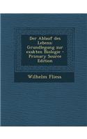 Der Ablauf Des Lebens