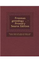 Freeman Genealogy ..