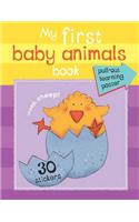 My First Sticker Poster: My First Baby Animals Book