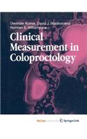 Clinical Measurement in Coloproctology
