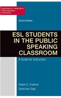 ESL Students in the Public Speaking Classroom