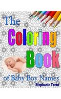 Coloring Book of Baby Boy Names