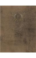 Monogram "F" Sketchbook: (6 Monogram Buffalo 150 Sketch)