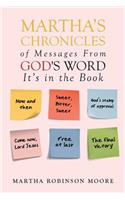 Martha's Chronicles of Messages from God's Word