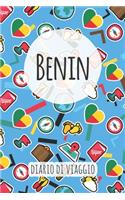 Benin Diario di Viaggio: Pianificatore di viaggio I Pianificatore di viaggio su strada I Diario a griglia a punti I taccuino I Diario tascabile I Regalo per Backpacker