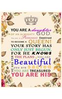 You are a daughter of an almighty god. You are a princess destined to become a queen! Your story has only just begun. For he knows the plans he has ...