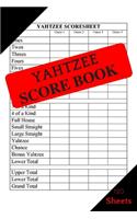 Yahtzee Scorebook: Game Yahtzee, Yahtzee record Score Keeper Book, Yahtzee Scores Sheets, gift for yahtzee players, Size = 8.5 inches x 11 inches