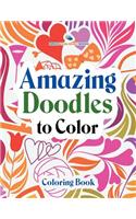 Amazing Doodles to Color, Coloring Book