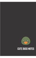 cute duck notes