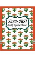 2020-2021 Monthly Organizer Planner