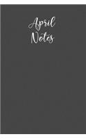 April Notes