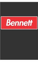 Bennett: Bennett Planner Calendar Notebook Journal, Personal Named Firstname Or Surname For Someone Called Bennett For Christmas Or Birthdays This Makes The 