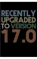 Recently Upgraded To Version 17.0