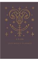 Aries 2020 Weekly Planner (Burgundy)