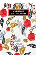 Christian Daily Planner: 15 Months Calendar & Daily, Weekly Monthly Planner with Tabs (January 2020- March 2021) Appointment Schedule, Business Planners & Schedule Organizer