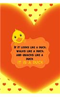 If It Looks Like A Duck, Walks Like A Duck, And Quacks Like A Duck It Is A Duck