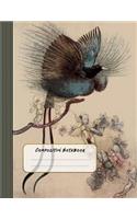 Composition Notebook: Journal (Large) - Ruled Lined Writing and Journaling Book - Vintage Fairy Tale Bird