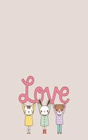 Love: Cute cats on grey cover and Lined pages, Extra large (8.5 x 11) inches, 110 pages, White paper