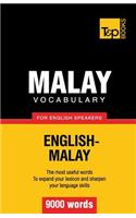 Malay vocabulary for English speakers - 9000 words