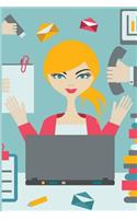 A5: Administrative Assistant Office Management Daily Writing Notebook Journal