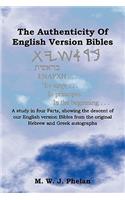 Authenticity of English Version Bibles
