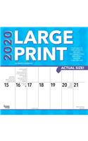 Large Print 2020 Square Wall Calendar