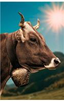 Alpine Cow with Bell: Dot Grid Journal / Notebook / Diary / 249 pages - 5.5 x 8.5 inches(5 Alpine Cow Journals)
