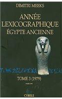 Année Lexicographique. Égypte Ancienne