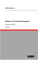 Wozzeck - Ein Trauerspiel-Fragment: Ausgabe von 1879(German)