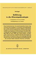 Einführung in Die Ultrarotspektroskopie