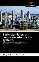 Basic standards of corporate information systems