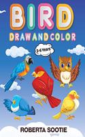 Birds Draw and Color 3-6 years