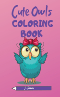 Cute Owls Coloring Book