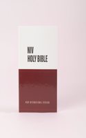 Niv Mini Compact Bible Maroon White | Christ Words in Red, Easy to Carry, Paperback Cover | Mini Size 6 x 4.2 inch