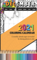 2021 Coloring Calendar