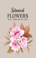 Botanical Flowers Coloring Book