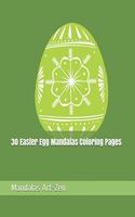 30 Easter Egg Mandalas Coloring Pages