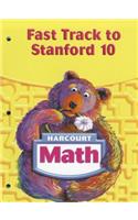 Harcourt Math Fast Track to Stanford 10, Grade 1