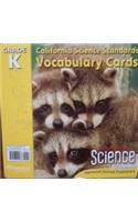 CA Sci Cnt Stndrds Vocab Crds K Sci 08
