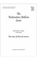The ways of Zion do mourn