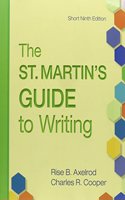 St. Martin's Guide to Writing Short Edition 9e & Writer's Reference 7e & Sticks and Stones and Other Student Essays 7e