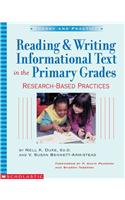 Reading & Writing Informational Text in the Primary Grades