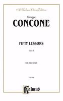 Fifty Lessons Opus 9 for High Voice