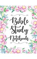 Bible Study Notebook: for write in Scripture, Observation, Application, Prayer & Praise, Verse of today Christian Workbook scripture journaling Personal Notebook Daily