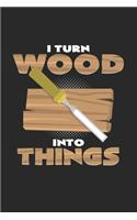 I turn wood into things