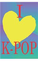 I Love K-Pop A5 Korean Writing Paper K-Style Journal Notebook - So K It's Lit