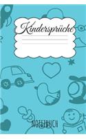 Kindersprüche Notizbuch