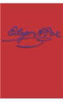 Edgar A Poe: Edgar Allan Poe Authentic Signature Blank Lined Writer's Notebook Journal Diary