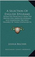 A Selection Of English Epigrams