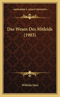 Wesen Des Mitleids (1903)